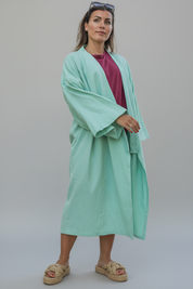 Turkis Kimono Summerdays Glad turkis