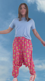 Rosa Haremsbyxa Yoggi Icecream Peach Base