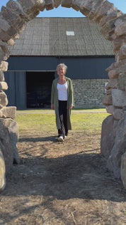 Grön Kimono Warm Green