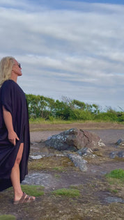 Svart Kaftan Kjole Olinda Svart