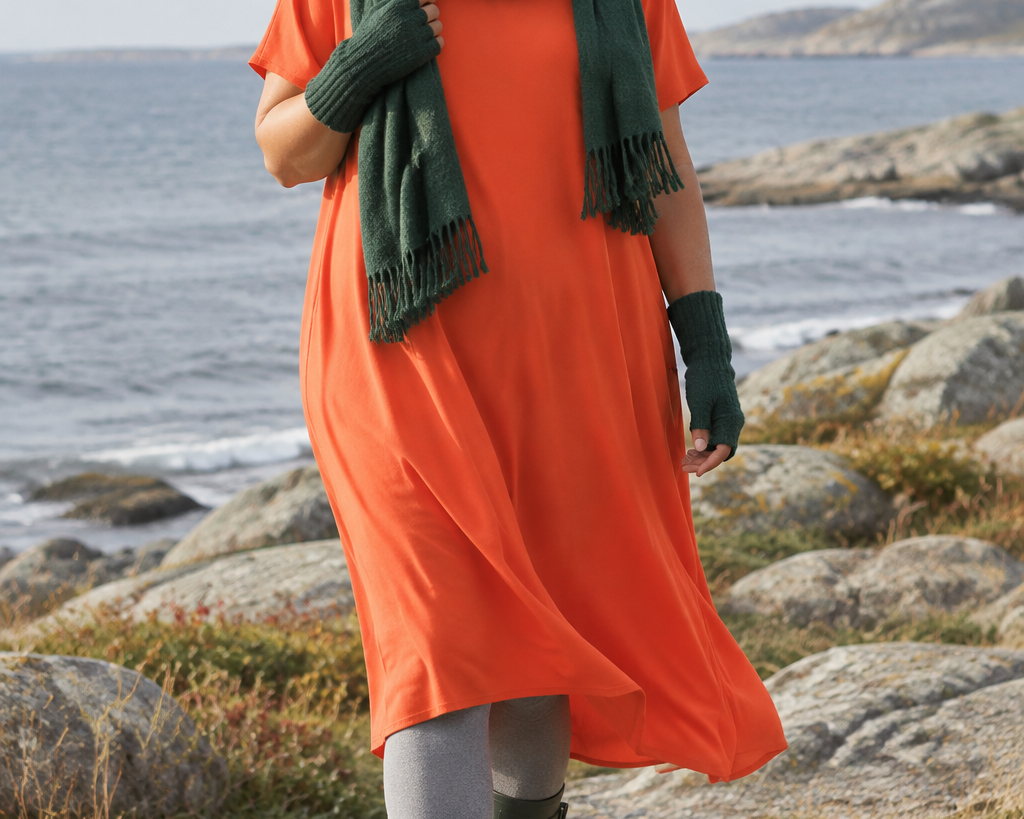 Orange Sarah-klänning