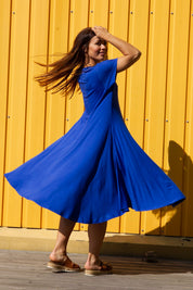 Blå Klänning Ballerina Original Limited RoyalBlue