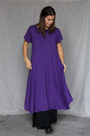 Mörklila Klänning Ballerina Original Limited Dark Purple