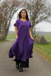 Mörklila Klänning Ballerina Original Limited Dark Purple