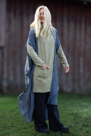 Grå Kaftanklänning Olinda Grey