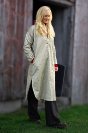 Lichtgrijs denim overhemd Daly lichtgrijs