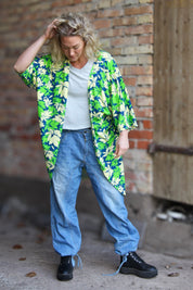 Patterned Cape Tärnaby Green/Blue