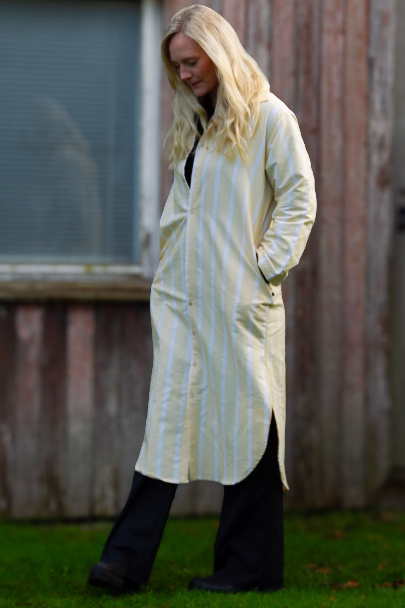 Gul Skjorte Kjole Småland Gul