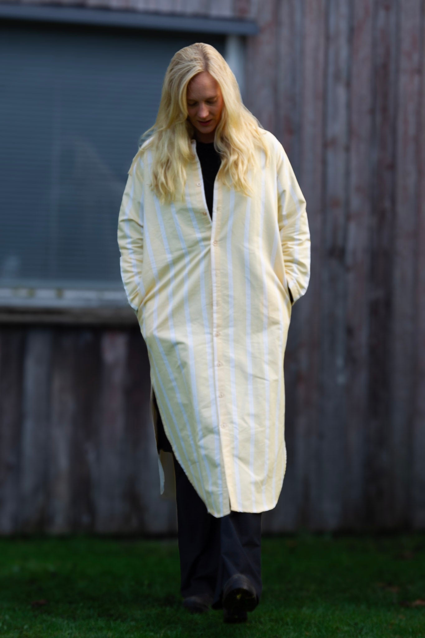 Gul Skjorte Kjole Småland Gul