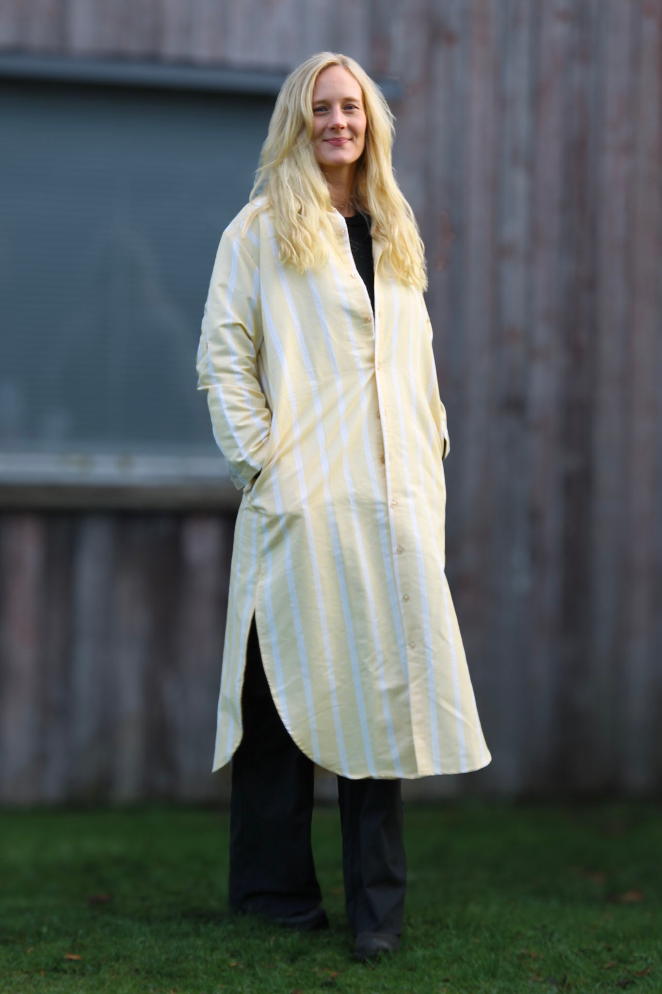 Gul Skjorte Kjole Småland Gul