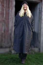 Dunkelgraues Jeanshemd Daly Dunkelgrau