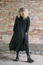 Svart kjole Ballerina Polo Svart