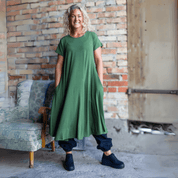Grön Klänning Ballerina Original Warm Green