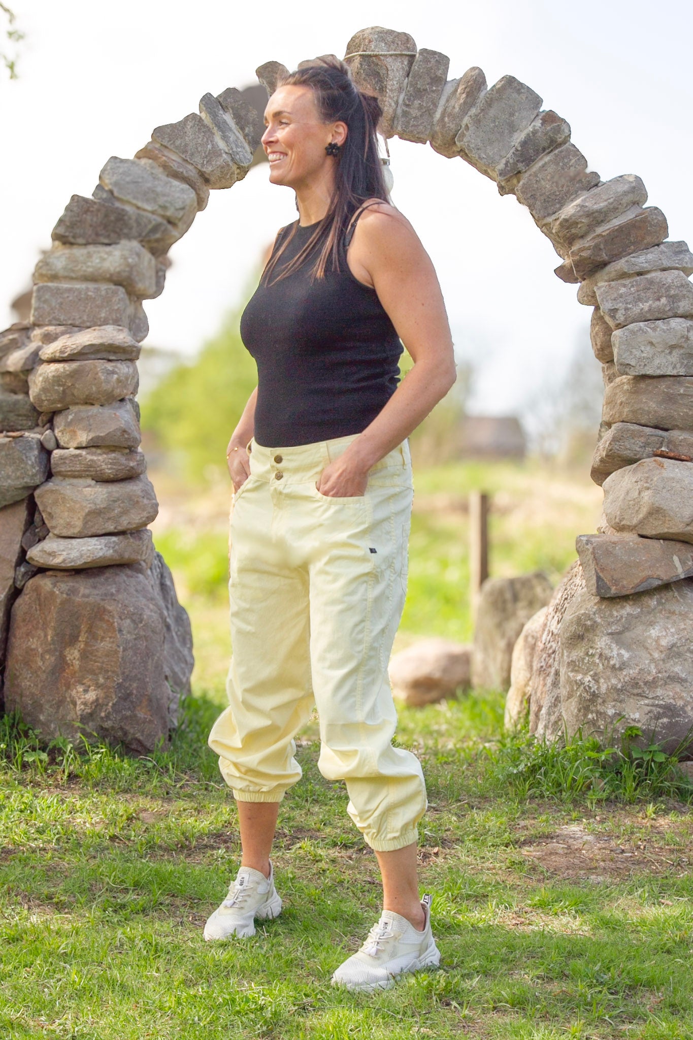Beige Cargo Pants Grimeton Cargo New Light Beige Cream