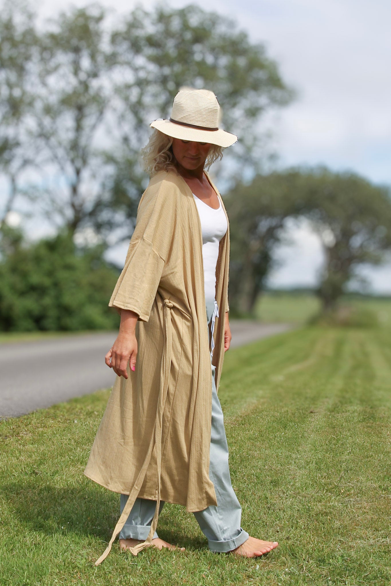 Beige Kimono Nyckelviken Creamy Beige