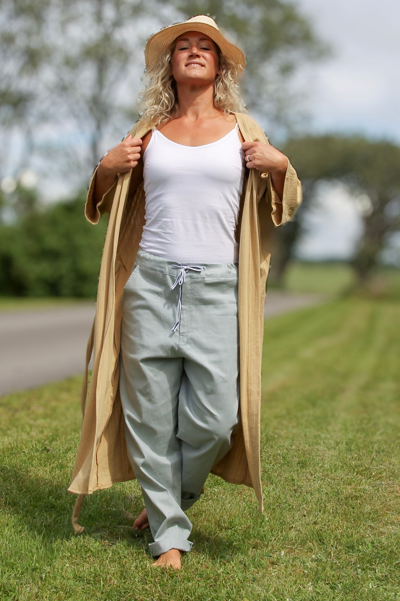 Beige Kimono Nyckelviken Creamy Beige