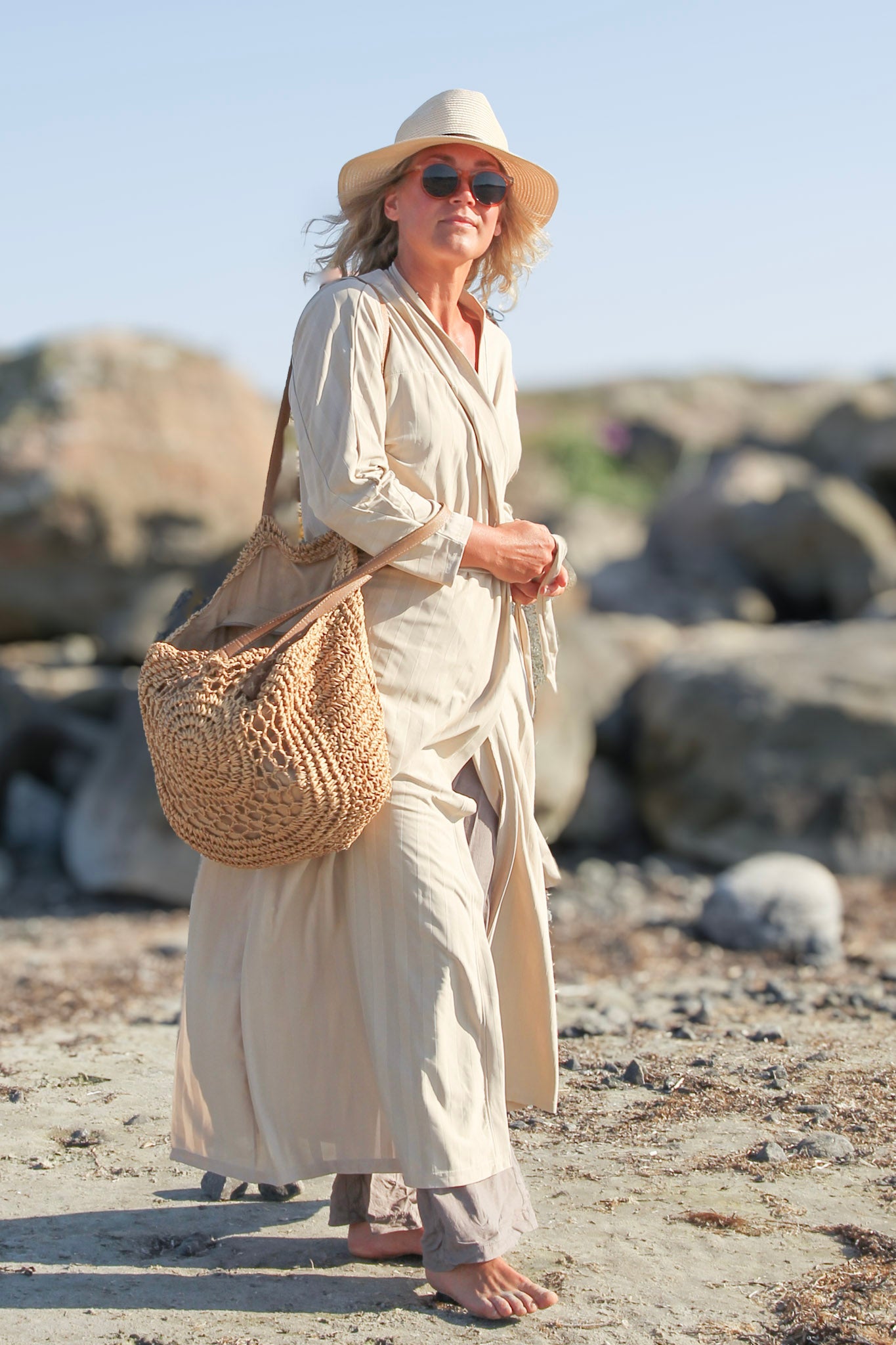Beige Kimono Victoria Beige