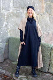 Beige Klänning Sahara Longshirt Earth