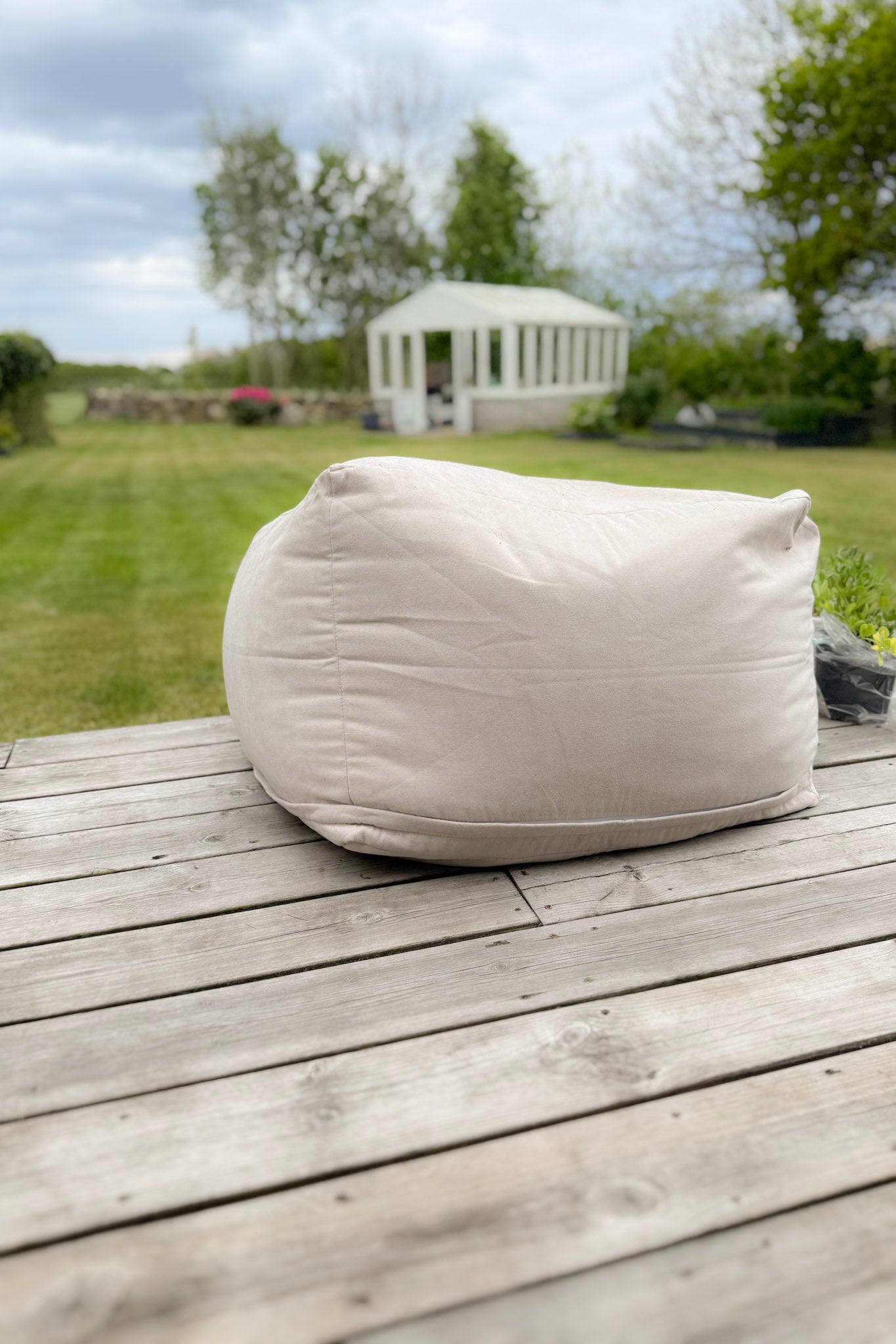 Beige Beanbag Cover Sandön Beige