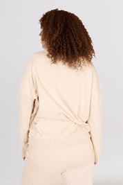 Beige Tjocktröja Bufana Beige