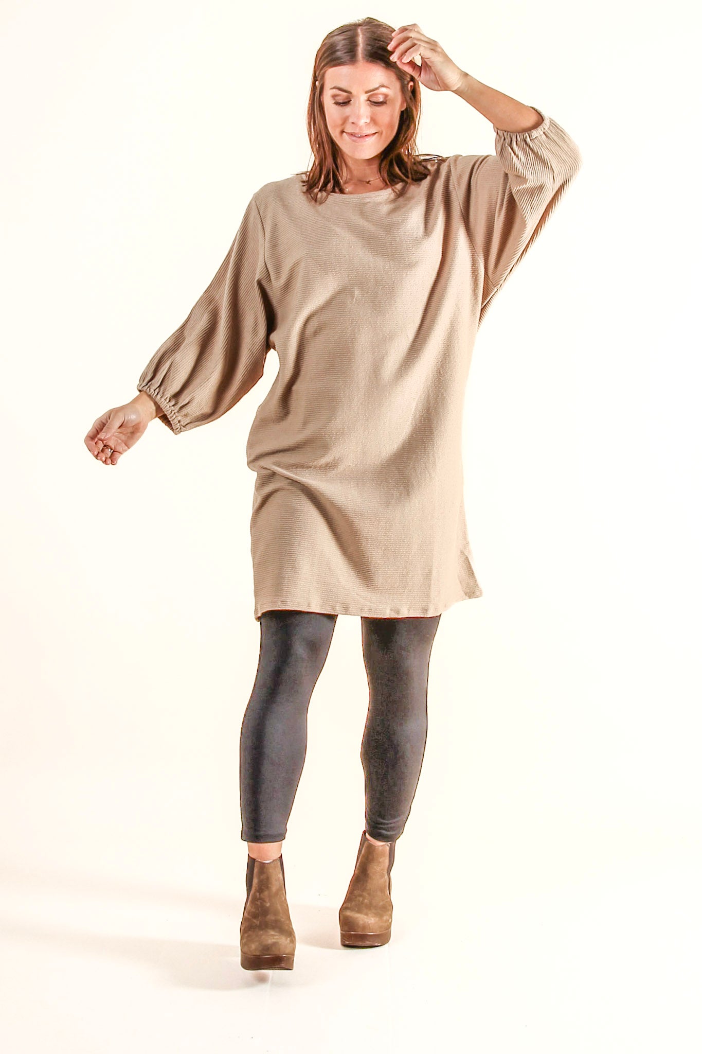 Beige Tunika Glomen Beige