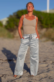 Hiku Broek Grijs Blauw Stretch