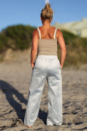 Hiku Broek Grijs Blauw Stretch