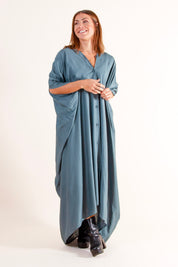 Blå Kaftanklänning Olinda Ocean Blue