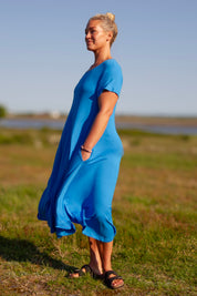 Blå Klänning Ballerina Original Blue