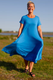 Blå Klänning Ballerina Original Blue