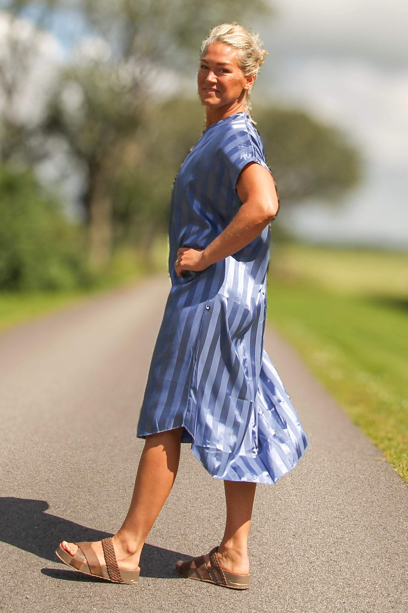 Blå Klänning Jessi Blue