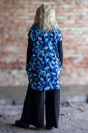 Blå Tunika Dalia Blue Print