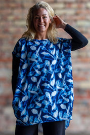 Blå Tunika Dalia Blue Print