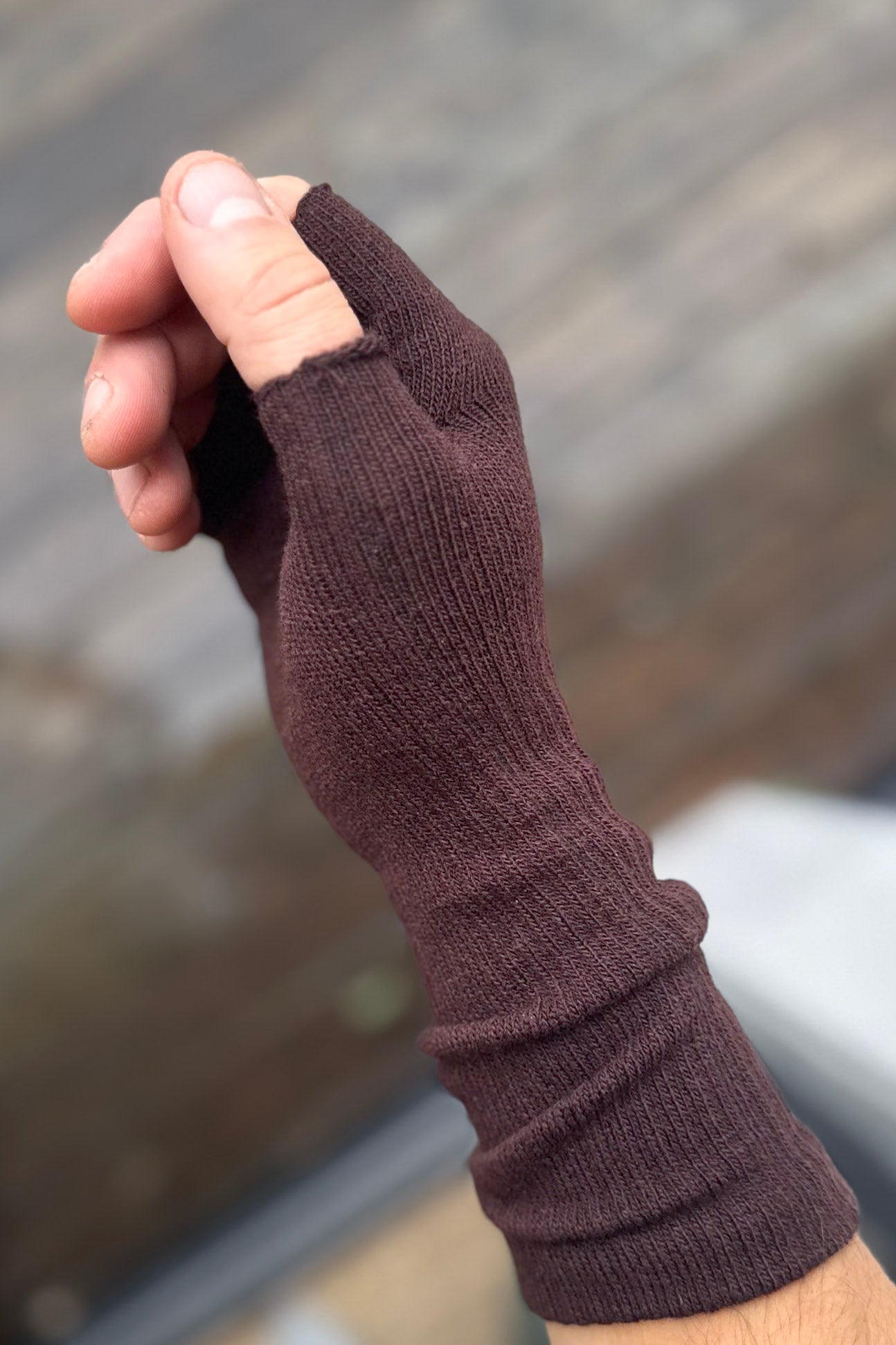 Brun Halvvante Tilda Winter Brown