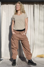 Brun Cargobyxa Grimeton Cargo New Brown