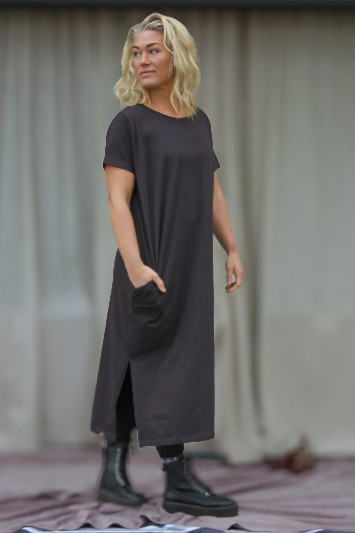 Braunes Kleid Qubec Castano