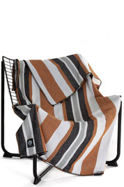 Brun & Vit Filt Brown & White