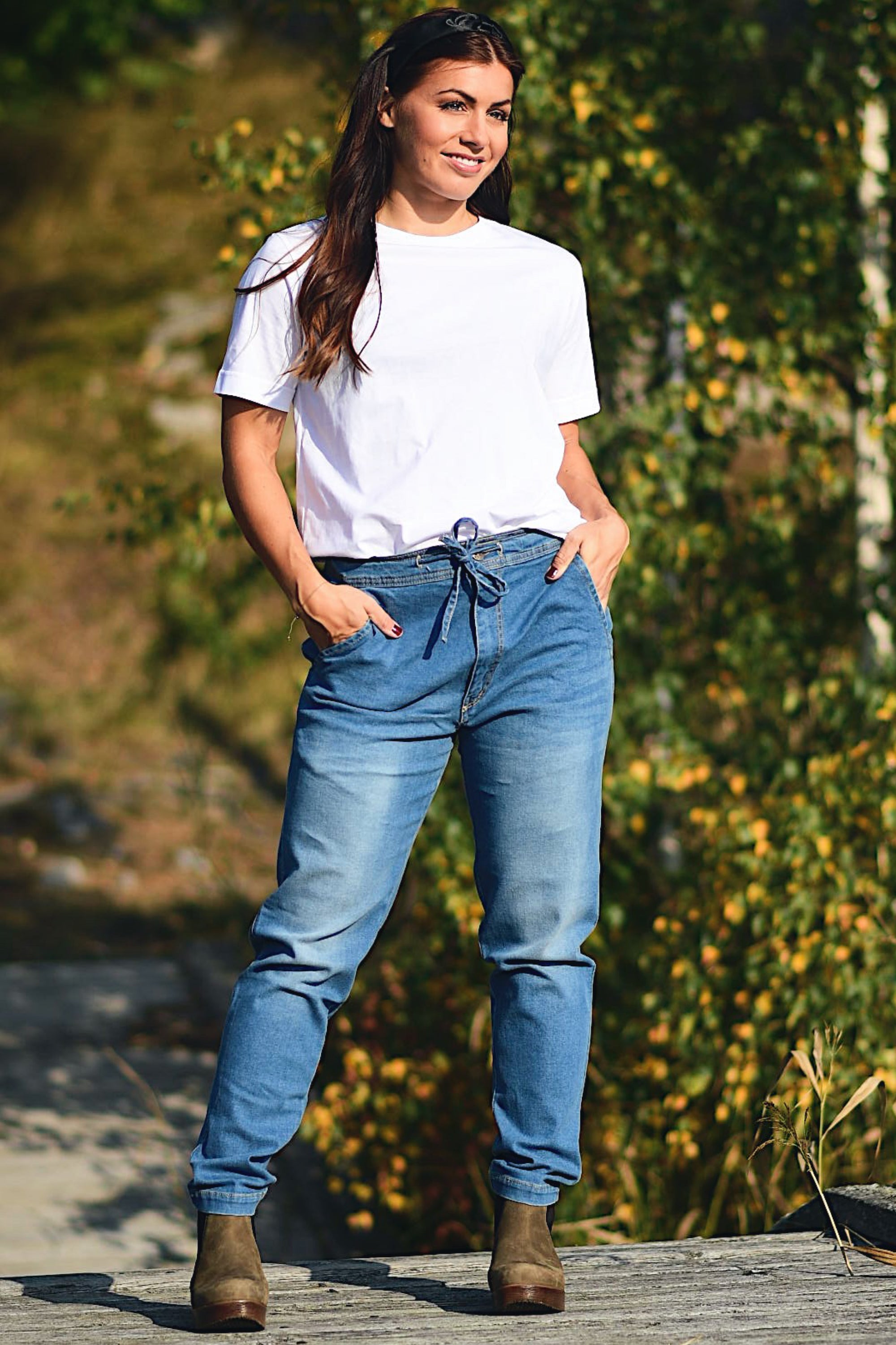 Blauwe jeans Cruse nieuwe blauwe wassing