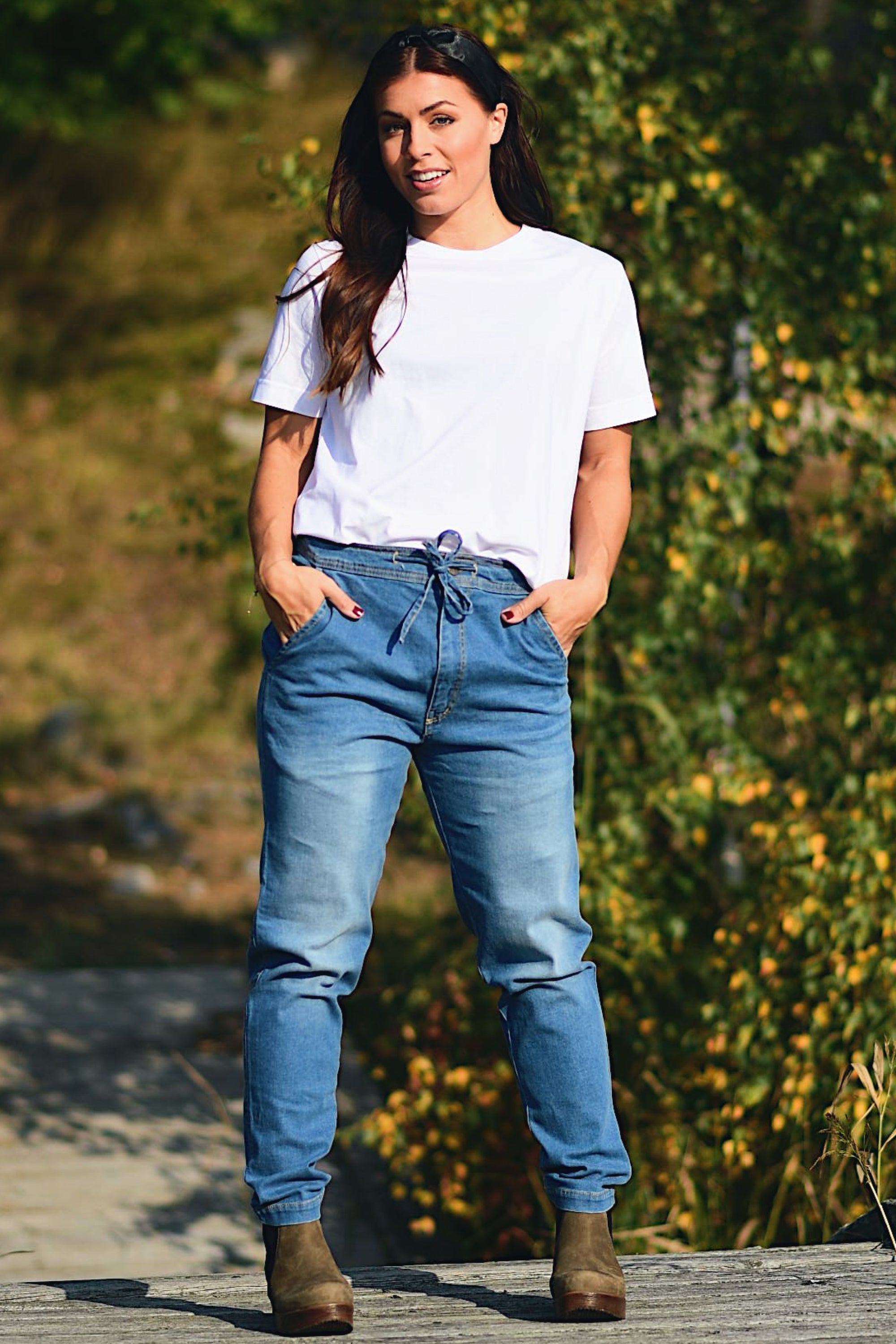 Blauwe jeans Cruse nieuwe blauwe wassing