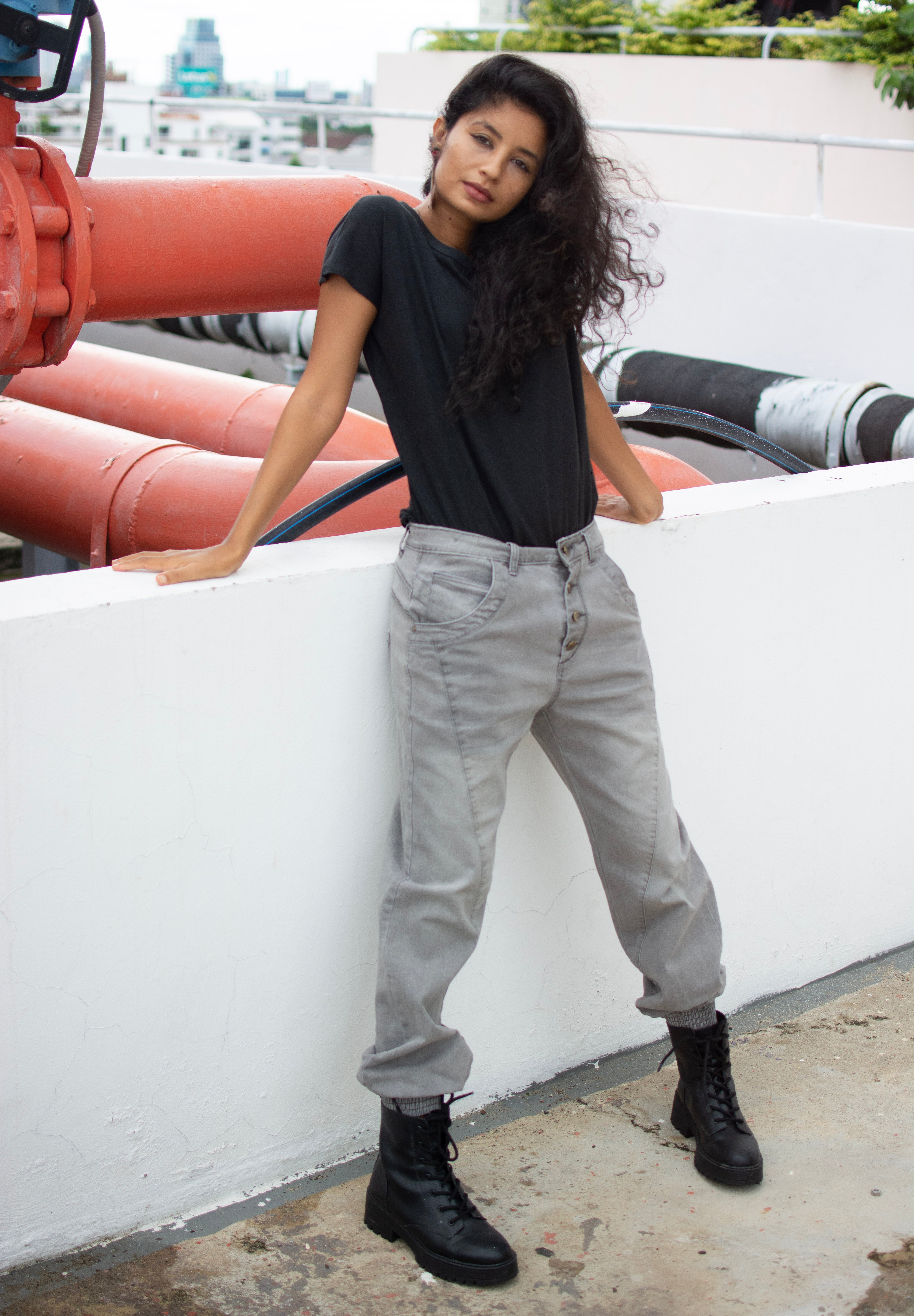 Graue Jeans Tarafala Grau – Hängmatta