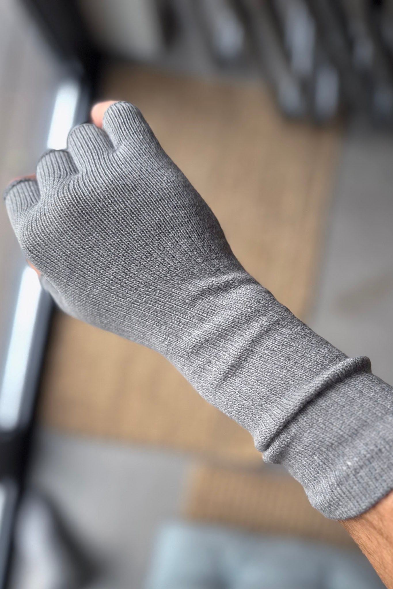 Grå Halvvante Tilda Winter Grey