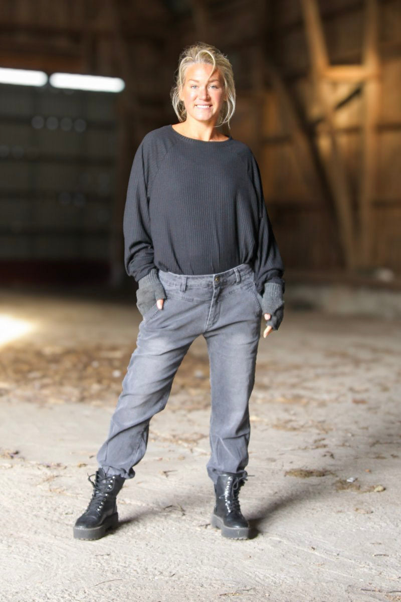 Grå Jeans Sandhamn Classic Grey