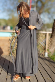 Grå Kimono Victoria Grey