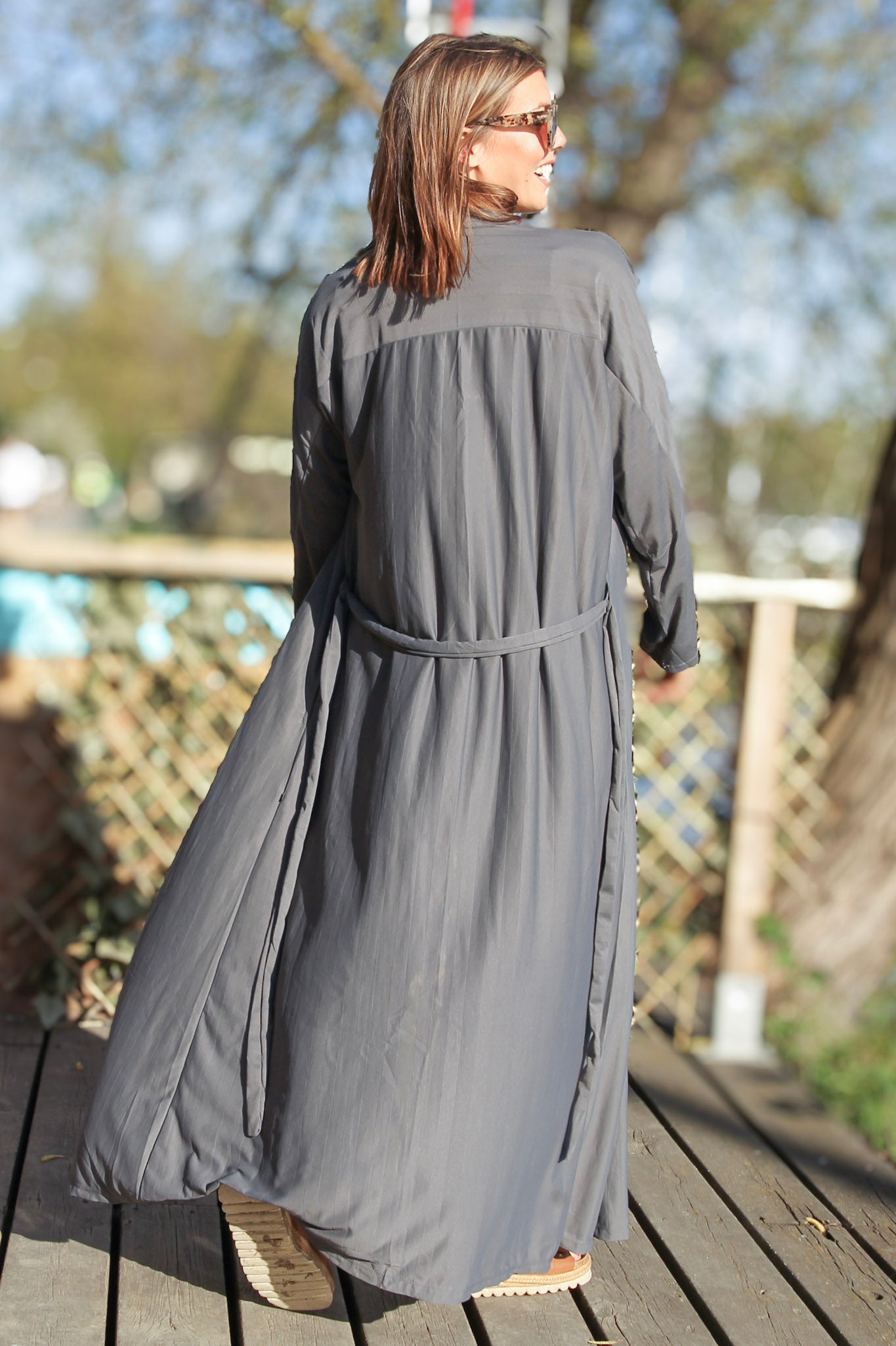 Grå Kimono Victoria Grey