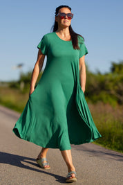 Grön Klänning Ballerina Original Green