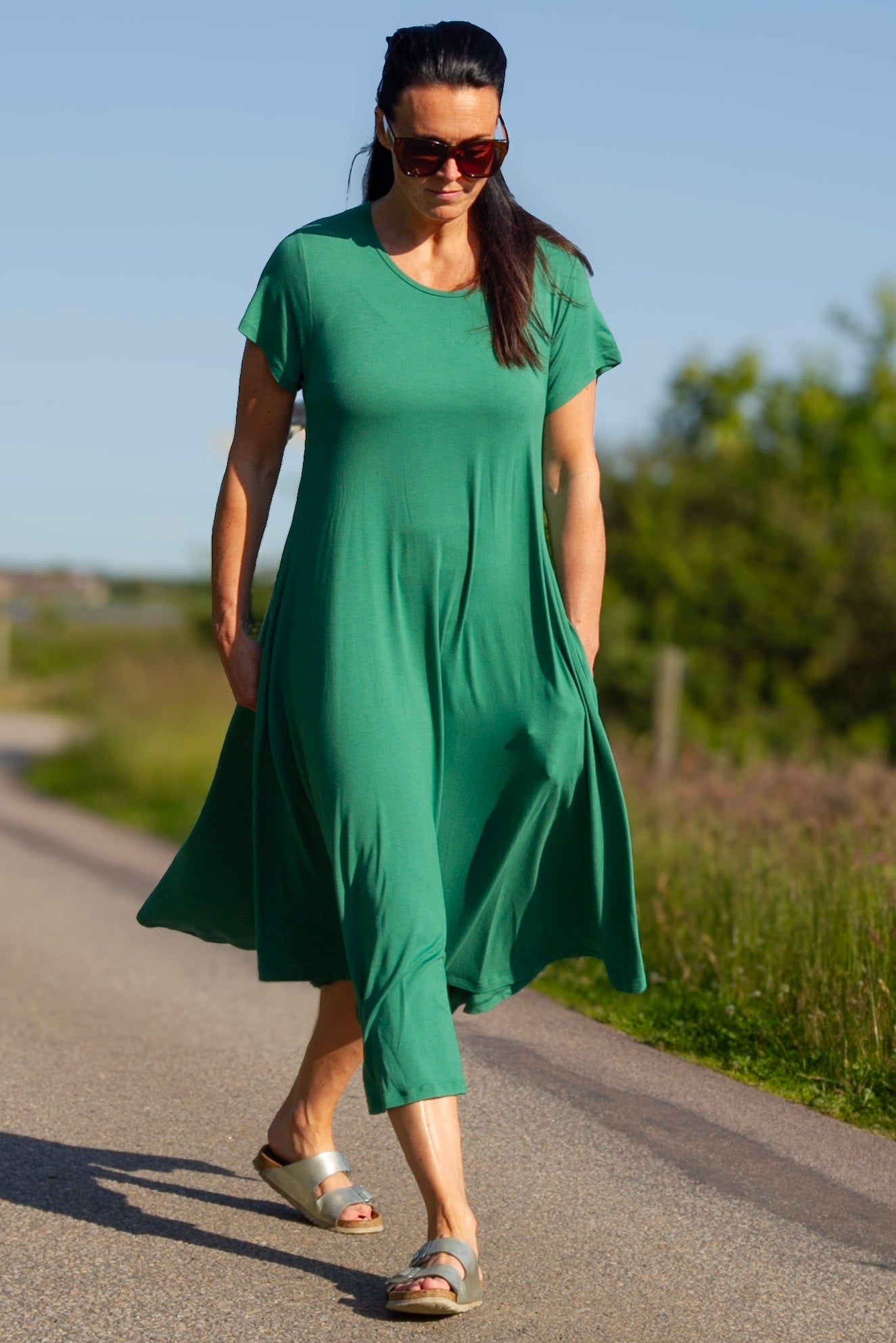 Grön Klänning Ballerina Original Green