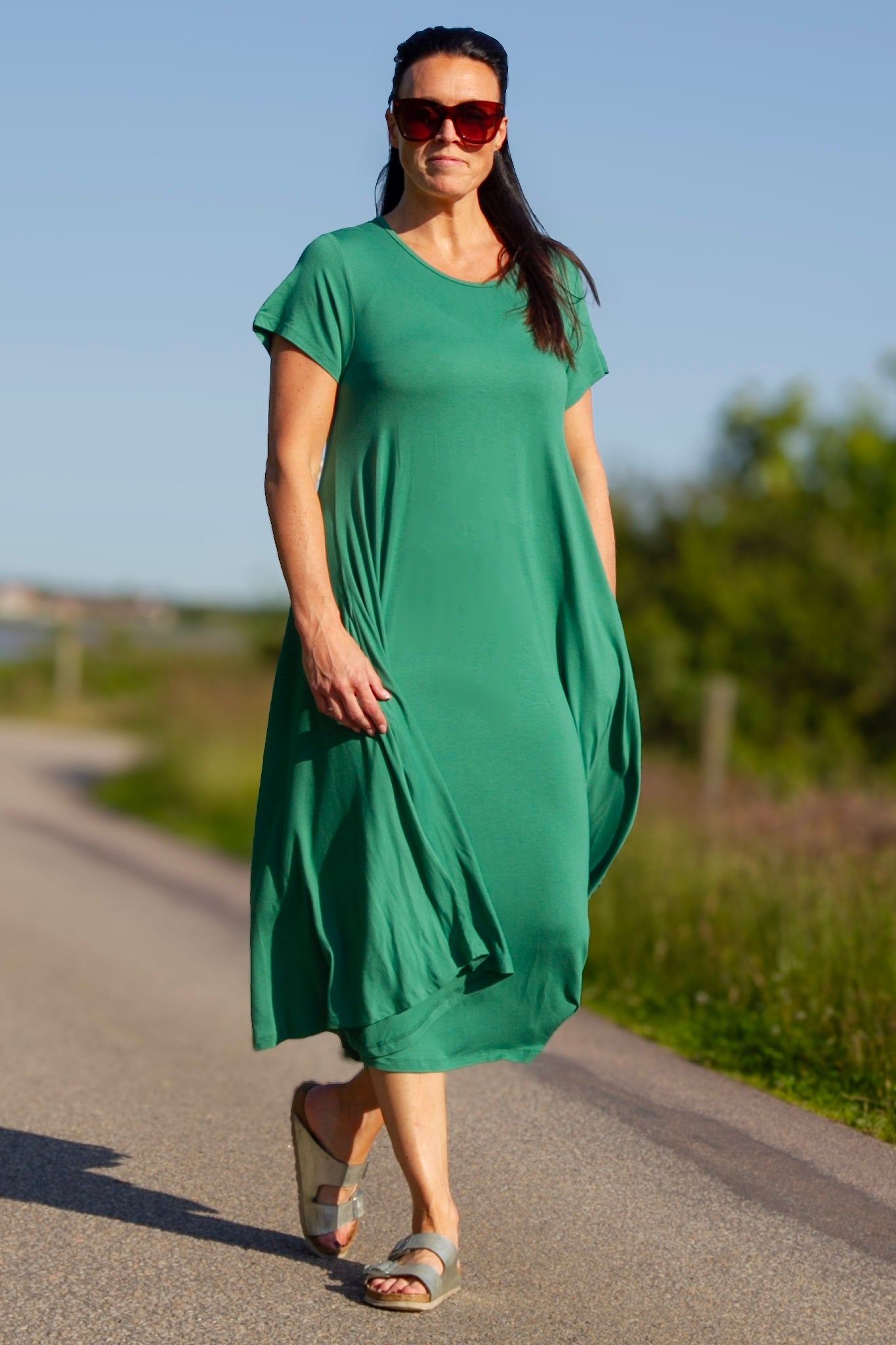 Grön Klänning Ballerina Original Green