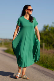 Grön Klänning Ballerina Original Green