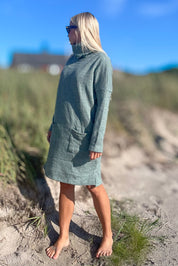 Grön/Blå Tröjklänning Polo Loose Green/blue