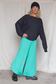 Grön Byxa Noa Petrol Green